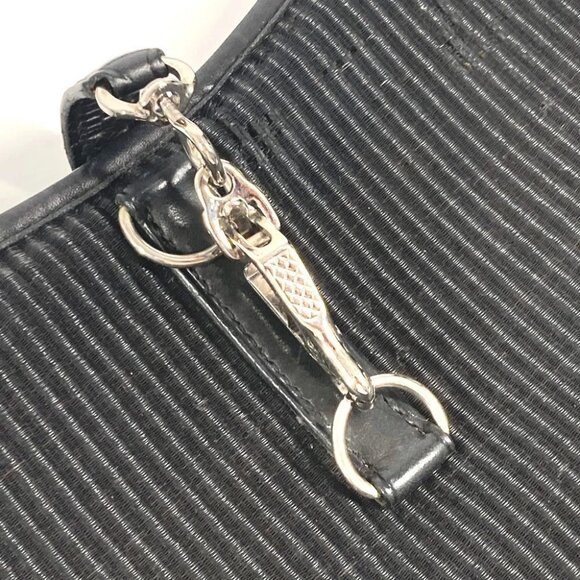 HERMES Trim 31 Trim 31 bag Shoulder Bag straw / Leather Black/SilverHardware - Picture 3 of 15